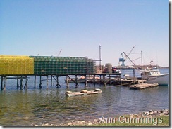 Kittery Lobster Traps All Ready to Go