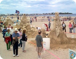Sand Sculpture Viewing Line